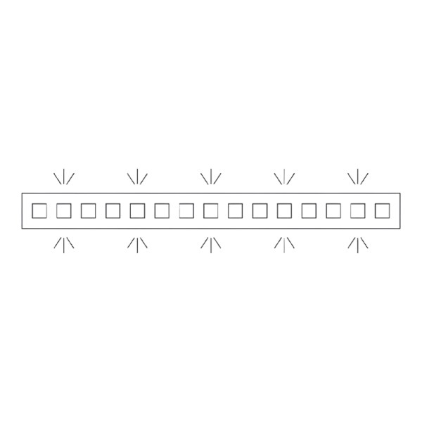 Samaref LED Лампа для 3-х дверного столу image